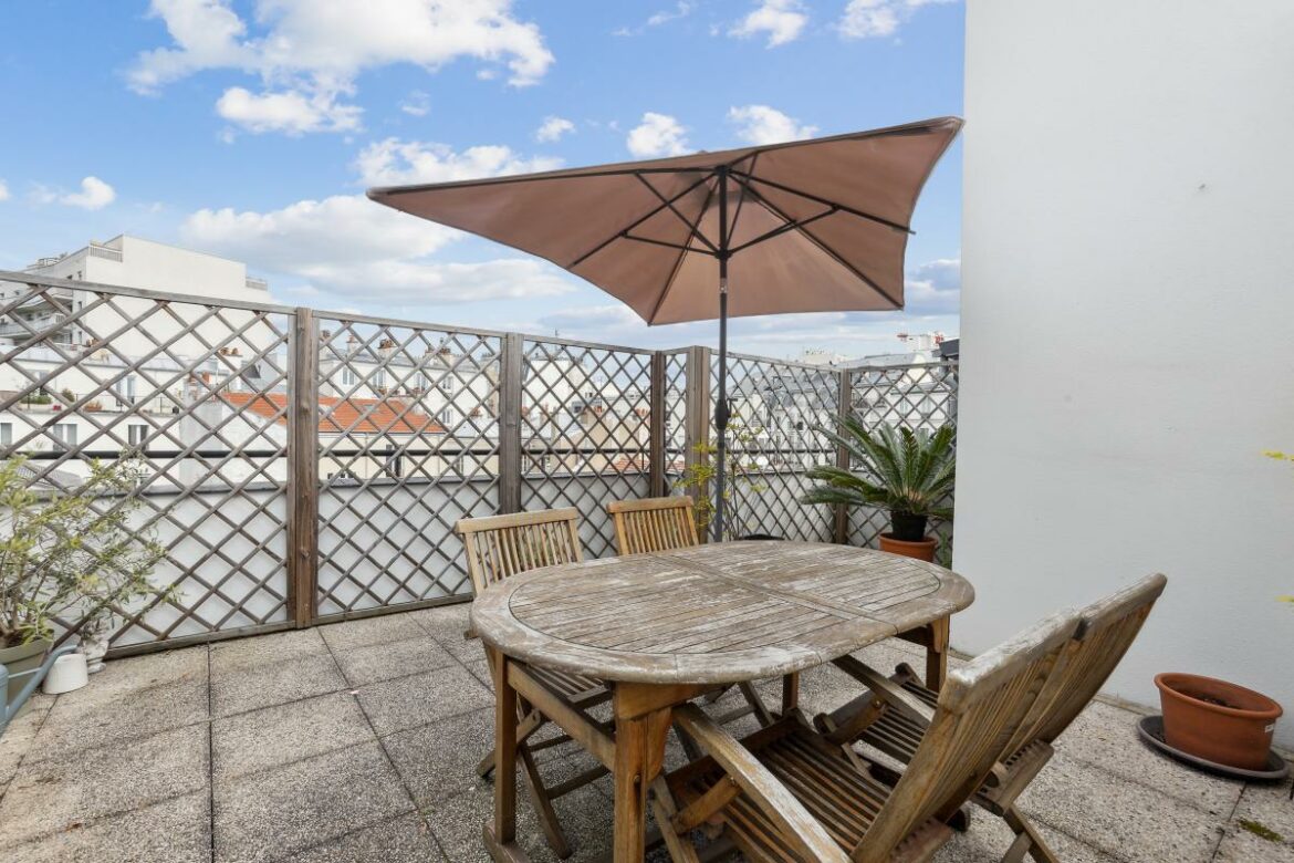 Bel appartement en dernier étage et sa terrasse de plain-pied