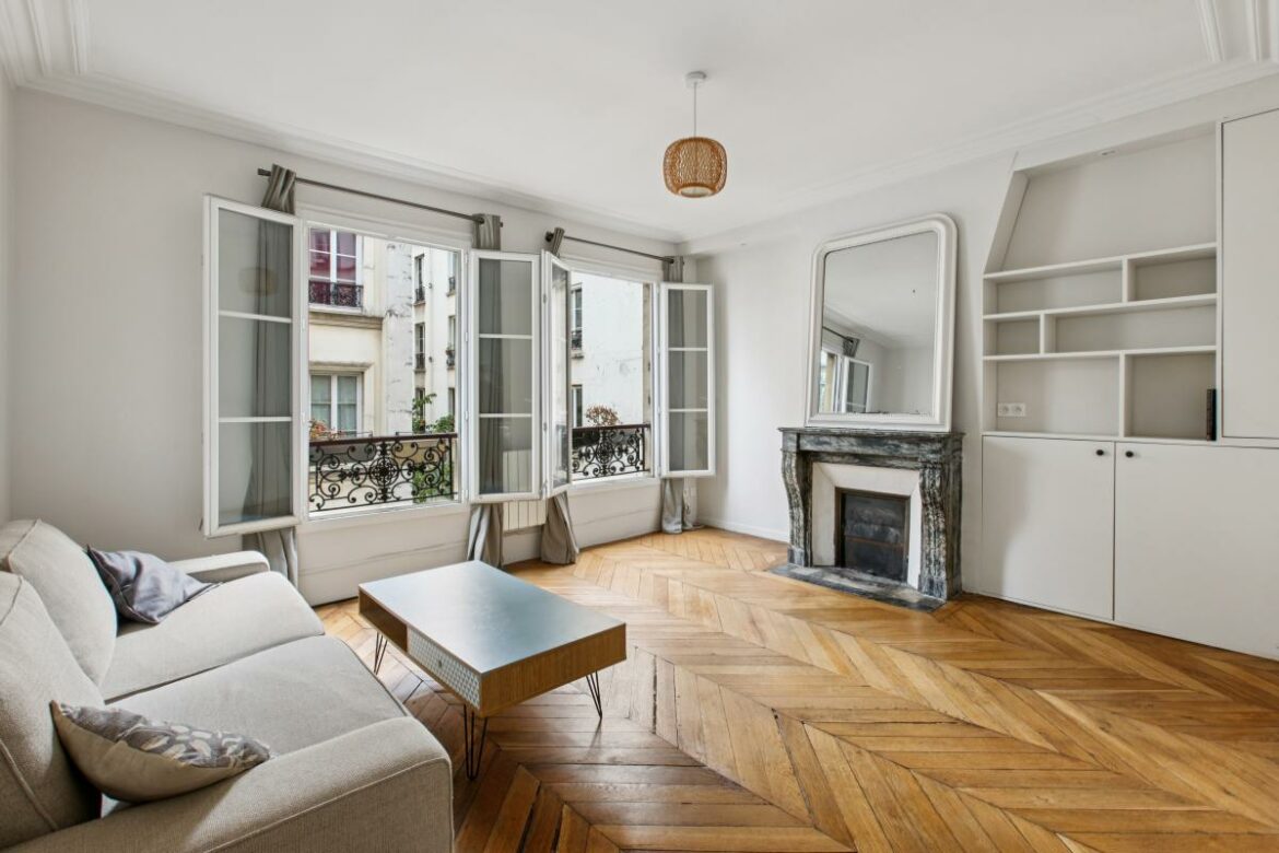 Appartement traversant au calme absolu de 47,15 m²