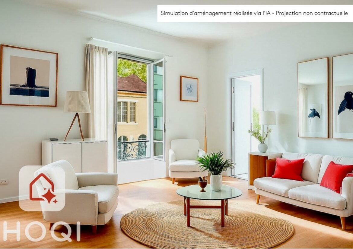 Alésia - Appartement traversant de 79,54 m²