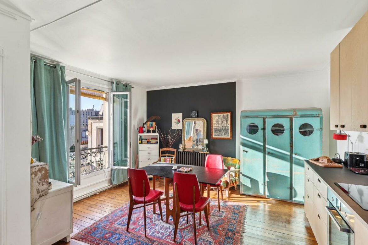 Belleville - Appartement baigné de lumière de 75,05 m2